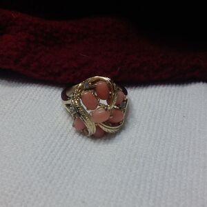 Vintage coral ring